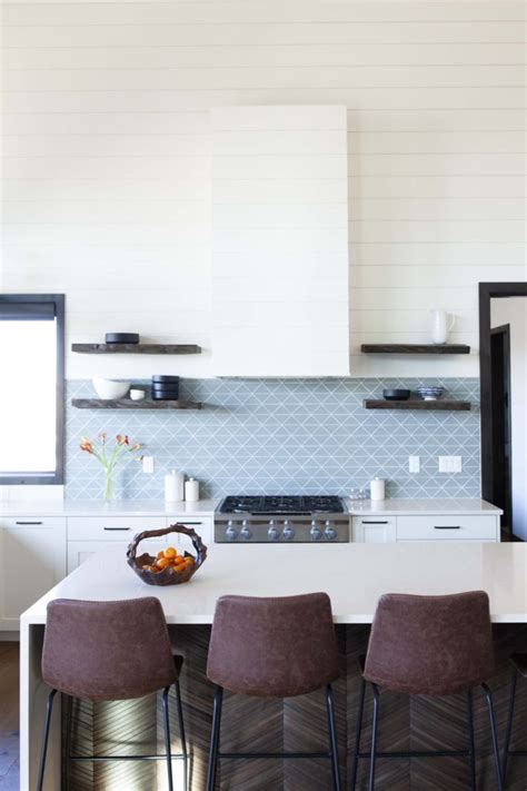 Find your backsplash tile today! Modern Triangle Patterned Kitchen Tiles | Made in CA ...