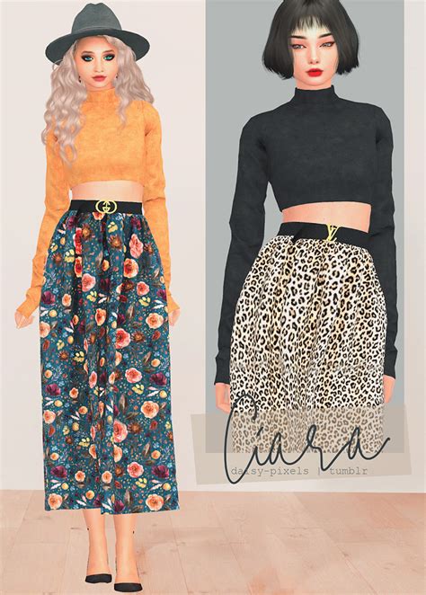 Sims 4 Skirts Cc The Ultimate Collection For Every Occasion Fandomspot