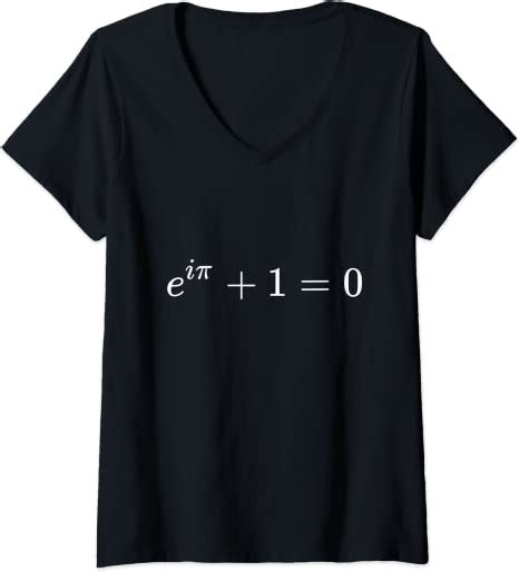 Womens Eulers Identity Mathematics Formula V Neck T