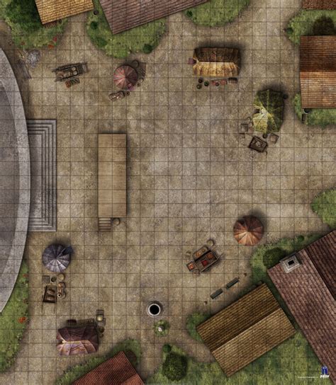 Tg Traditional Games Fantasy City Map Fantasy Map Dungeon Maps