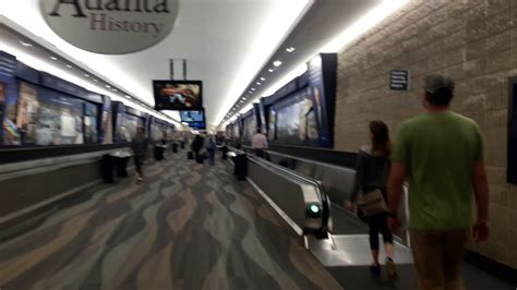 Atlanta Airport 2018 Moving Walkway Youtube