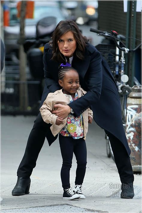 Mariska And Amaya On The Set Of ‘law And Order Svu On Monday March 16 2015 In Chelsea New York