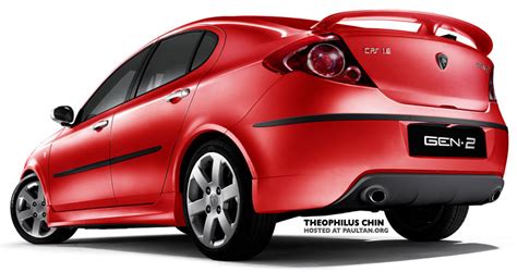 2008 Proton Gen2 Facelift Bodykit Artwork