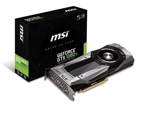 Msi Nvidia Geforce Gtx 1080ti Founders Edition 11 Gb Gddr5x 352 Bit