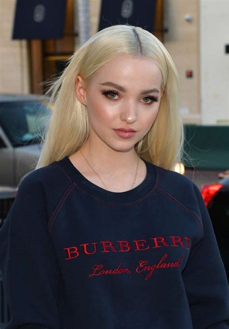 Dove Cameron Arrives At A Party At The Rodeo Drive Burberry Store In