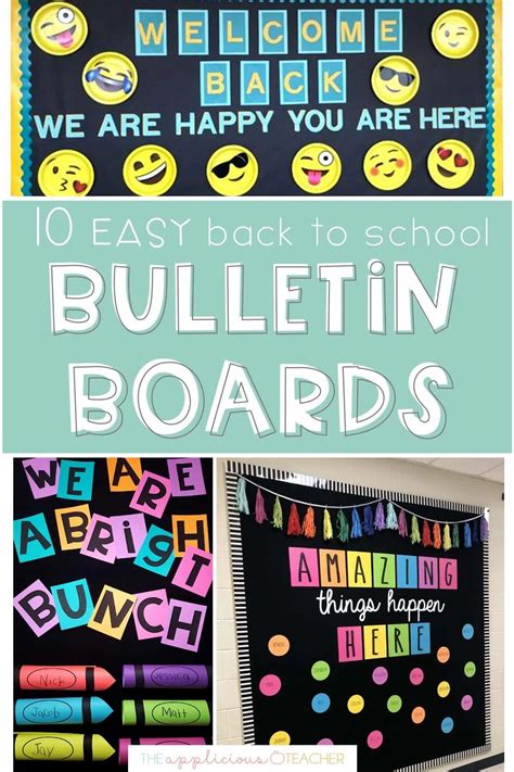 10 Easy Bulletin Board Ideas For Back To School Preschool Bulletin