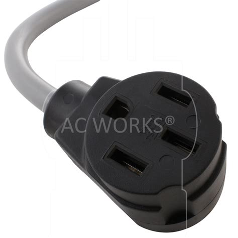 Ac Works® 3ft Nema 6 20 20 Amp 250 Volt Hvac Outlet Plug To Tesla Ac