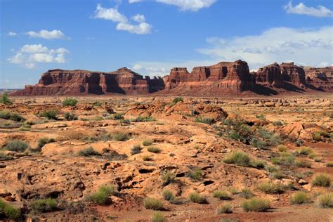 Southwest Desert Landscape Near Hite Glen Canyon National Recreation
