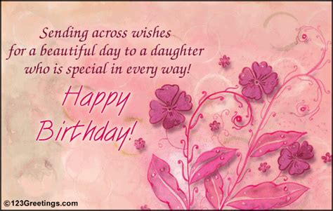 A Birthday Wish For Your Daughter Free For Son And Daughter Ecards