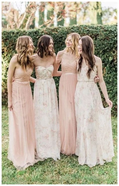 40 trending top mix and match bridesmaid dresses for 2019 gala fashion floral bridesmaid
