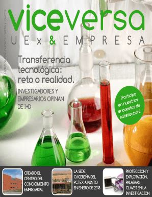 Fillable Online Revistaviceversa Transferencia Tecnol Gica Reto O Realidad Revista Viceversa