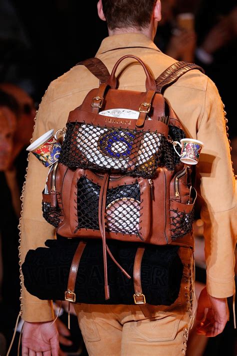 22 Looks That Prove Versace Can Pull Anything Off Versace Backpack