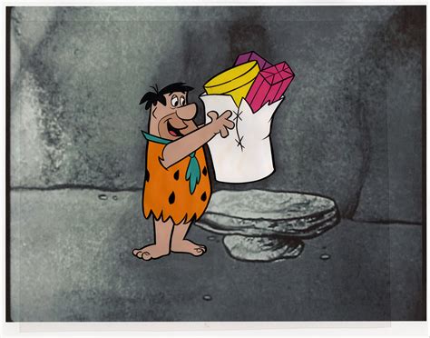 Original Production Cel Of Fred Flintstone From The Flintstones Lupon