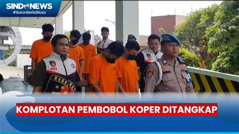 Komplotan Pembobol Koper Penumpang Pesawat Ditangkap Polisi Sindo