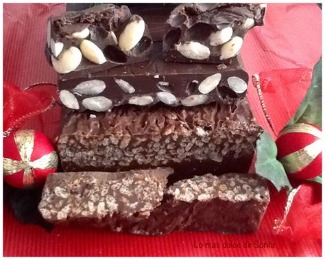 Receta De Turr N De Chocolate Crujiente Y Turr N De Chocolate Con Almendras