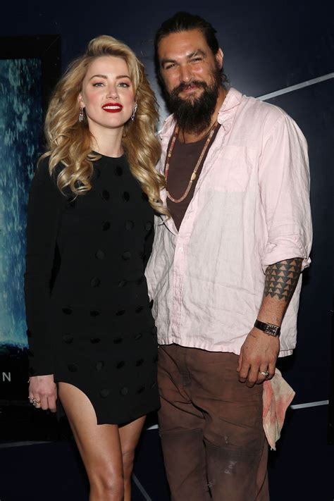 Amber Heard And Jason Momoa Aquaman Fan Screening In New York