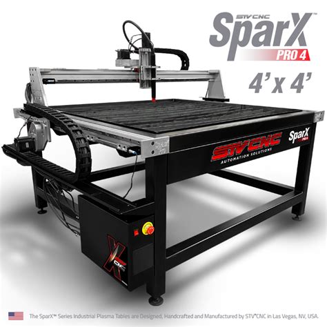 Stv Cnc Sparx Pro 4x4 Plasma Table Fully Welded And Assembled