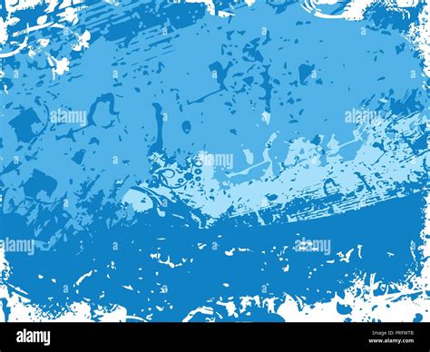 Background With Blue Grunge Texture Vector Illustration Stock Vector