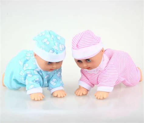Funny Electric Crawling Music Baby Doll Crawl Learning Cute Toys