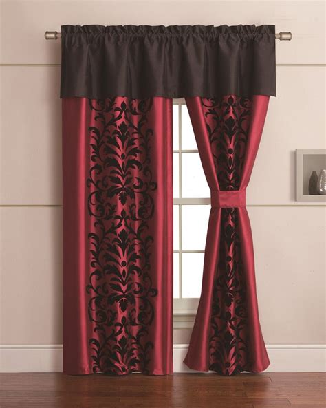 Red curtains living room grey walls living room living room chairs neutral curtains living rooms living spaces bedroom red red bedrooms the red curtains begin to part projecting the ark which only worthy eyes may see. Dawson Black and Red Curtain Set | Red and black curtains ...