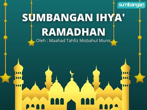 Poster Ihya Ramadhan 2021 Application To Perform Tarawih Prayer For