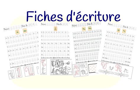 Fiches Dentraînement Décriture Cursive Destiné Exercice Cm2 Gratuit