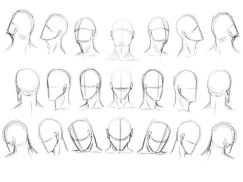 Face Positions Drawing At Explore Collection Of