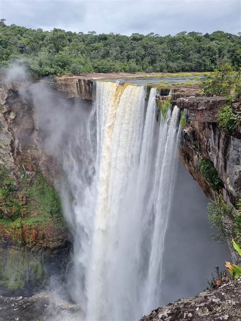 The Kaieteur Falls In Region One Of The Worlds Most Powerful Waterfalls Guyana South America