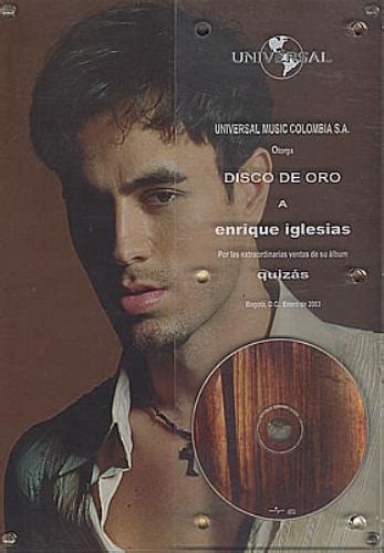 Enrique Iglesias Quizás Colombian Award Disc 366494
