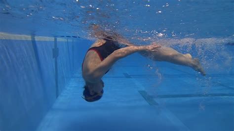 Swim Flip Turn Slow Motions From Side And Forward Ouhs Swim Films Youtube