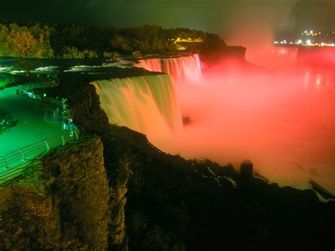 Niagara Falls At Night Wallpaper Hd