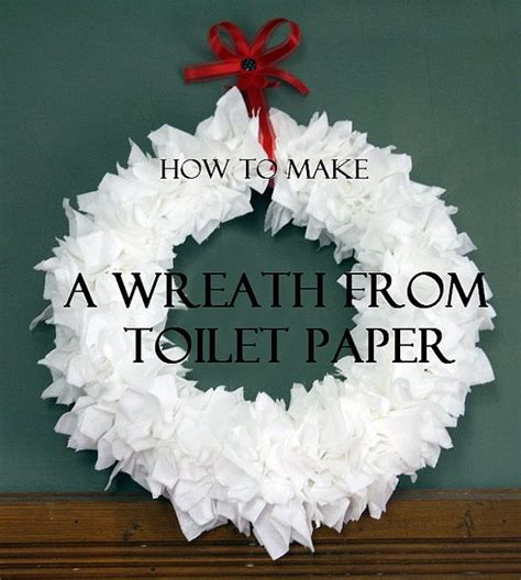 Colorful Toilet Paper Wreath