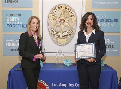Poalac Honors District Attorney Employees Los Angeles County District