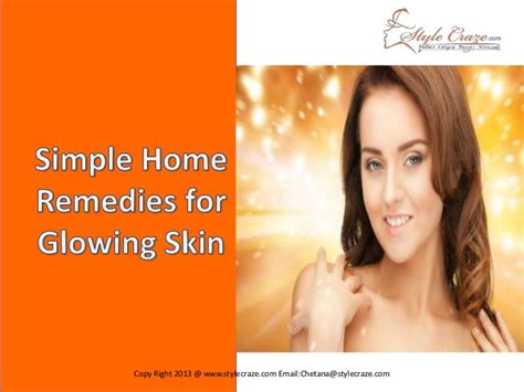 Simple Home Remedies For Glowing Skin