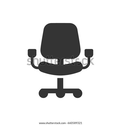 Office Chair Icon Stock Vector Royalty Free 660589321