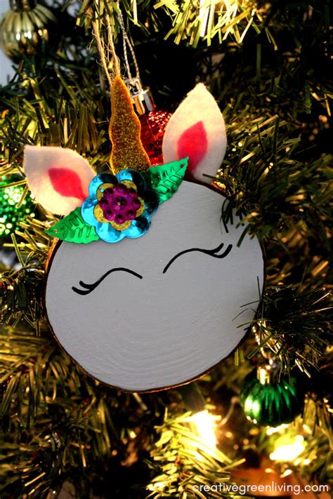How To Make A Unicorn Christmas Ornament Creative Green Living