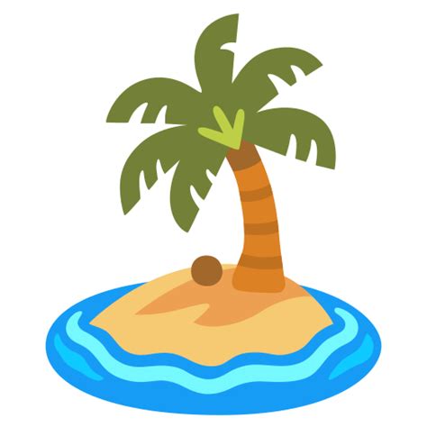 🏝️ Desert Island Emoji Island Emoji
