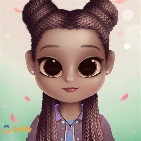 Dollify My Lovely Friend Made This For Me Cartoon Girl Drawing Cute