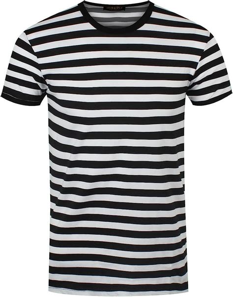 Black And White Striped T Shirt Uk Clothing