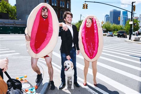 Brooklyn Couple Travels The City Wearing Vagina Costumes To Raise Money