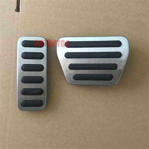 Stainless Steel Rubber Car Foot Gas Accelerator Brake Pedal Pad Cover