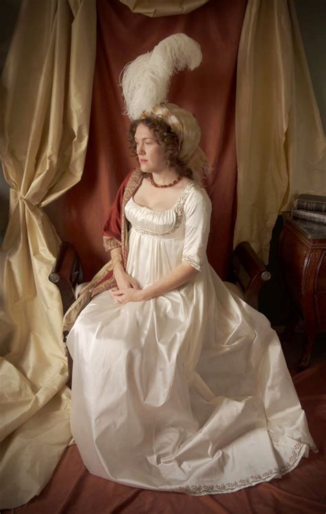 A Painted Empire Gown Regency Era Fashion Beautiful Costumes Regency Fashion