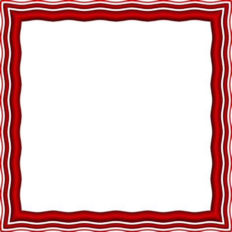 Cadre Rouge Png Transparent Red Frame Marco Png