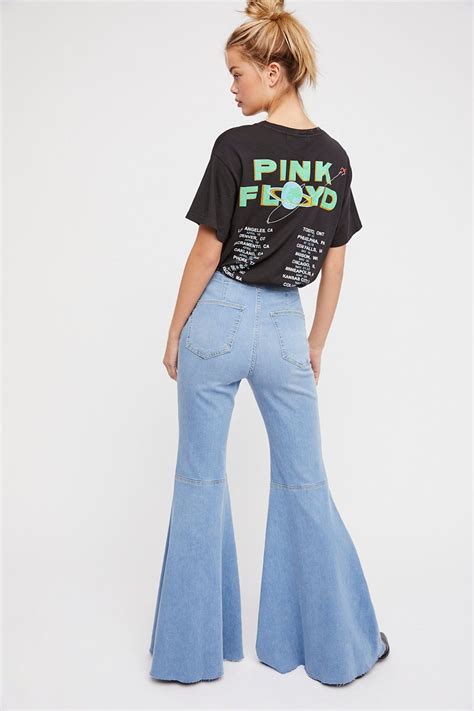 Just Float On Flare Jeans 70s Inspired Fashion Denim Street Style