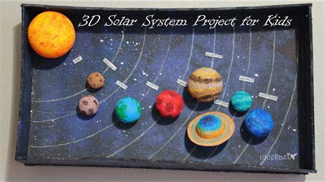 How To Make 3d Solar System Project For Science Fair Or School Youtube