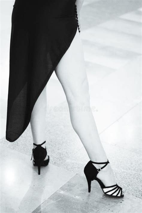 Legs Of Woman Tango Dancer In Pose Stock Image Image Of Latino Legs