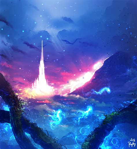 The Fantasy Land Video By Ryky On Deviantart Anime Scenery