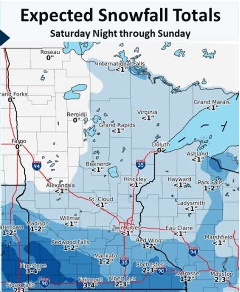 Snow Amounts Highest In Southern Minnesota Overnight And Sunday Mpr News