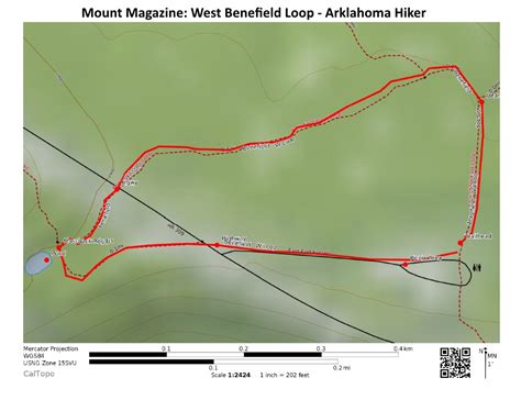 Mount Magazine Benefield West Loop 1 Mi Arklahoma Hiker
