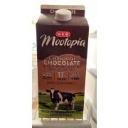 H E B Mootopia Milk Reduced Fat Chocolate Calories Nutrition